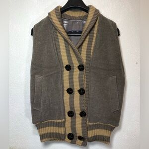 Opening Ceremony Gray and Tan Vest est. 2002